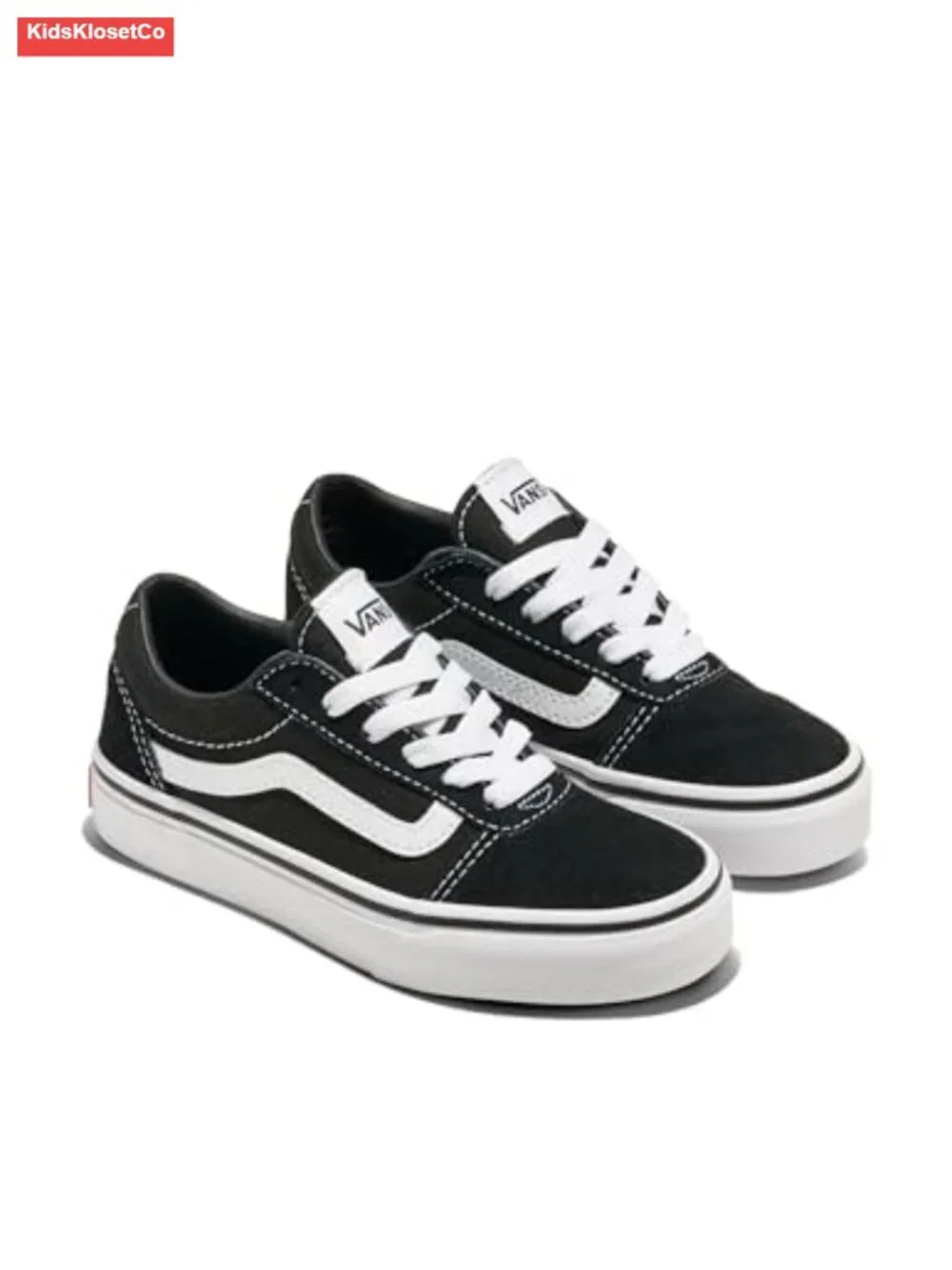 Lace-Up Sneaker with Sidestripe and Waffle Outsole